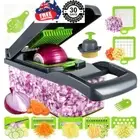 16 in 1 Vegetable Fruit Chopper Cutter Food Onion Veggie Dicer Slicer Kitchen AU