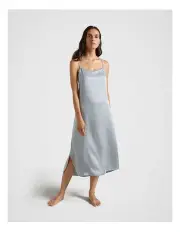 [Fine Day] Pure Silk Slip in Light Blue