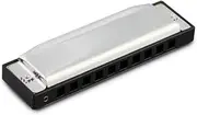 OFFSCH 10 Blues Harmonica Chromatic Harmonica Harmonicas Tremolo Harmonica Diatonic Harmonica Harp Harmonica Harmonica Hole Harmonica Harmonic or Music Harmonica Toy Silver