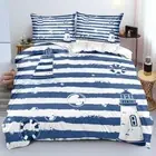 Lighthouse Duvet Cover Full Size Geometry Line Bedding Set Tie Dye Bed Sets