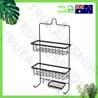 Shower Caddy Bathroom Rack Organiser Hanging Bath Shelf Black - Free Shipping