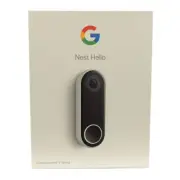 GOOGLE NEST Black HELLO VIDEO DOORBELL Wired NC5100US NEW SEALED