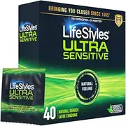 LifeStyles Ultra Sensitive Condoms, 40ct