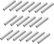 Healeved 20pcs Metal Shoelace Durable Tips for Crafting Seamless Finish Flexible and for Customizing Shoe Laces