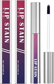 Matte Peel-Off Lip Glaze, Peelable Lipstick, Lip Gloss, Long-Lasting Waterproof and Anti-Peeling, Peelable Lip Liner, Dye Tattoo(Red,2pcs)
