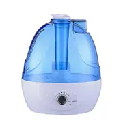 Cool Mist Air Humidifier 2.5L Quiet Ultrasonic Humidifiers for Bedroom & Large Room-Adjustable-360 Rotation EU Plug A Light Blue