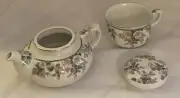 Teapot And Cup Flowers And Berries Gold Trim Tea For One Andrea By Sadek Japan