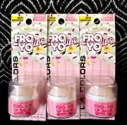 3pk LA COLORS FRO-YO LIPS VANILLA C37478 FLAVOR LIP BALM CHAPSTICK LOT