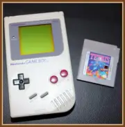 NINTENDO DMG-01 GAME BOY & TETRIS - 1989 1st. GENERATION - GRAY D123 WORKS GREAT