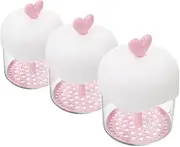 Healeved 3pcs Facial Cleanser Foam Makeup Washing Bubble Maker Travel Household Rich Foam Maker Cup Ideal for Home Travel Use