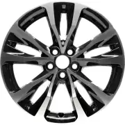 New 17x7 Machined Black Wheel fits 2017-2019 Toyota Corolla Sedan 560-75208 (for: Toyota)