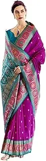 [FASHION BAZAR 365] Women's Pure Soft Banarasi Silk Fabric Traditional Wear Saree 11618, 7