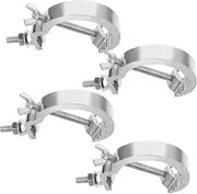 VICASKY Stage Lighting Lamps Pcs Aluminum Alloy Truss Clamps Black Hook Clamp for Heavy Duty Lighting