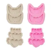 Heart Wing Silicone Mold Cake Baking Mold for Making Fondant Chocolate Decor