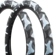 PAIR OF CULT BMX VANS BICYCLE TIRES 29 X 2.10" GRAY CAMO - 2 Tires for $97