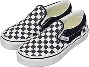 [Vans] Boys Classic Checkerboard Slip-On - Youth Rubber Canvas Blue