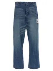 [Maison Mihara Yasuhiro] Maison Mihara Yasuhiro-Stonewashed Jeans Blu-Uomo 46IT
