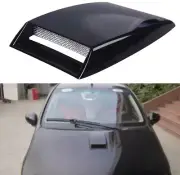 Universal Car SUV Decorative Air Flow Intake Scoop Bonnet Vent Cover Hood Black*