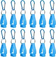 Glove Clips for Work Glove Holders Glove Belt Clip with Metal Carabiners for Construction Worker Guard Labor(Blue)