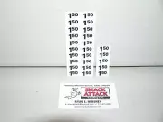 (25) SNACK VENDING MACHINE $1.50 / $1.55 PRICE LABELS - Free Ship!
