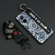 Phone Case Compatible with Redmi A5 4G/Xiaomi Poco C71 4G, Ring Lanyard Personality Wristband Phone Holder Fashion Design Anti-Knock Durable