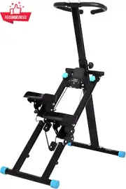 Stair Climber Machine Foldable Full-Body Workout Stepper with LED Display