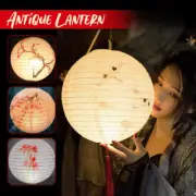 Round Paper Lantern Shade Oriental Lightweight Wedding Party Home Decoration