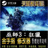 在飛比找蝦皮購物優惠-【PC】巫師3：狂獵   修改 steam 金手指   巫師