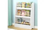Keezi Kids Bookshelf 3 Tiers Storage Children Bookcase Organiser Display Shelf