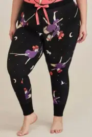Torrid Plus Size 2 Studio Ghibli Kikis Delivery Service Anime Sleep Leggings New