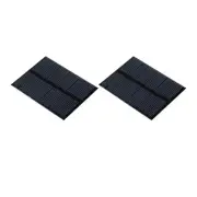 Mini Solar Panel Cell 5V 90mA 0.495W 70mm x 55mm for DIY Project Pack of 2