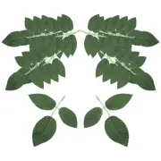 Medium Rose Fake Leaves 100 Pcs Artificial Plants Greenery Decorations