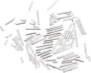 CIMAXIC Metal Tube Spacers 100pcs Solid Brass Tube Spacer Beads Jewelry Making DIY Jewelry Accessories