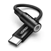 UGREEN USB C to 3.5mm Audio Adapter Type C Headphone Aux Jack Dongle Black