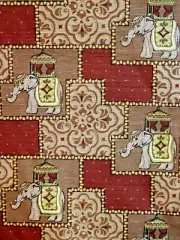 Masala Embassy Decorative Fabric 100% Cotton Elephants By-The-Yard Qty Discounts