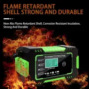 Portable 12V Car Battery Charger Jump Starter Power Bank w/LCD Display Monitor