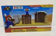 Super Mario World Of Nintendo Mario Playset - Desert Playset NIB W/ Extra Mario!