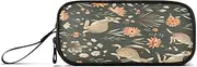 Kangaroo Jump Pen and Pencil Pouch, Canvas Pencil Case, Girls Pencil Case, Cute Kangaroos, One size, Artistic Style