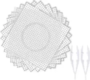 Perler Bead Pegboards, 20 Pieces 5Mm Fuse Bead Board Clear Plastic Perler Bead