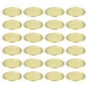 200pcs Regular Mouth Canning Lids, 68mm Metal Mason Jar Lids, Gold