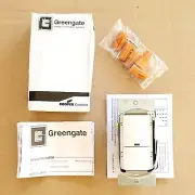 Cooper Controls Greengate OSW-P-1001-MV-W Single PIR Sensor Wall Switch White