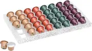 Nespresso Coffee Pods Drawer Organizer, Pod Holder clear
