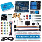 UNOR4 with WiFi Basic Start Motherboard Kit Entry Level Development Board 830 Breadboard LED Potentiometers OLED Display