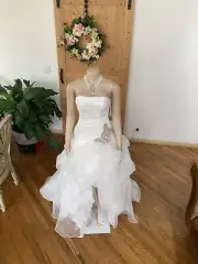 Davids Bridal High Low New With Tags Size 2