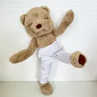 在飛比找蝦皮購物優惠-二手 瑜珈熊 娃娃 小熊 玩偶 布偶 泰迪熊 關節可動 娃娃