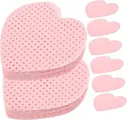 VICASKY 200 Sheets Nail Cleaning Wipes Heart Shaped Nail Polish Remover Pads for Home Salon Use Easy Wipes for Quick Cleanup