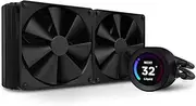 NZXT Kraken 280mm AIO CPU Liquid Cooler with Customizable LCD Display, High-Performance Pump, and 2X F140P Fans