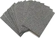 Match Striker Paper Sheet with Self Adhesive Black Colored Honeycomb Pattern 3.9'' *2.9'', 12 Sheets/Bag