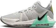 [Nike] Men's Lebron Witness VII Three Quarters Tall, Light Bone Black Phantom Flat Pewter, 10 US