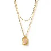 Matteo Necklace Stack - Rose